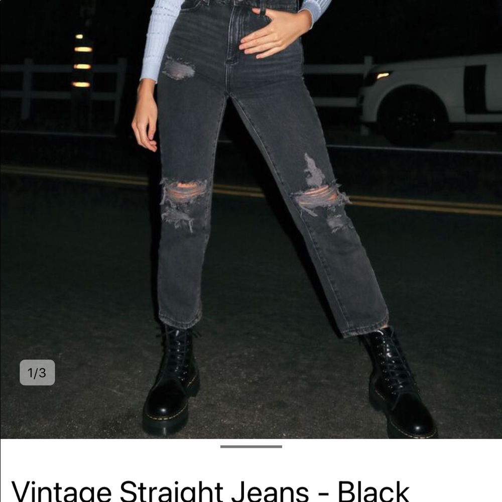 garage vintage straight jeans